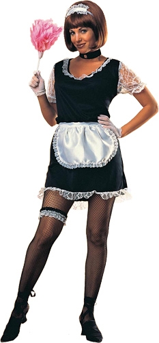 Woman's French Maid Adult Costume - Click Image to Close