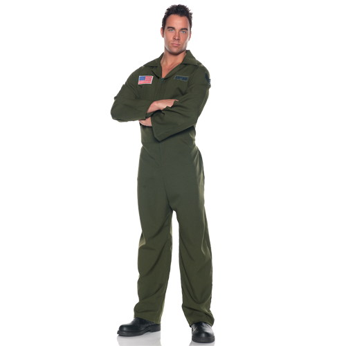 Air Force Jumpsuit Adult Costume - Click Image to Close