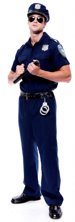 Police Officer Adult Costume Medium