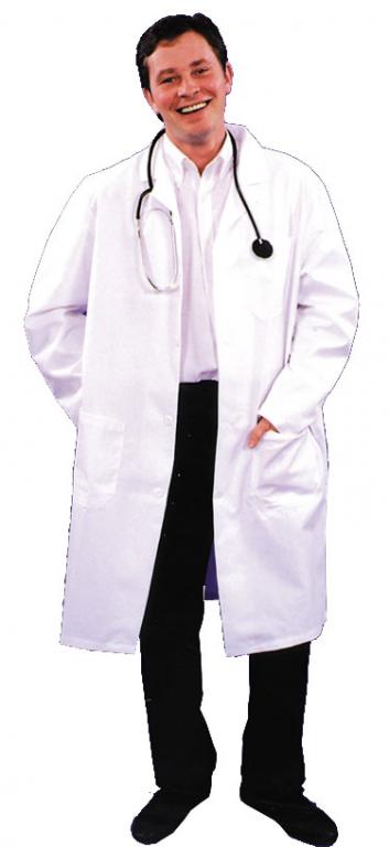 Lab Coat Adult Costume - Click Image to Close