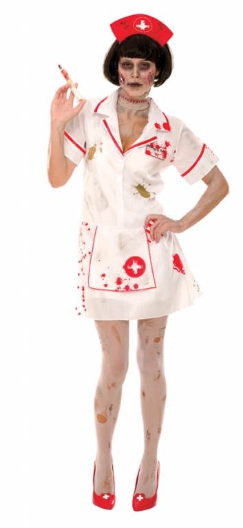 Nurse D Kay Zombie Costume - Click Image to Close