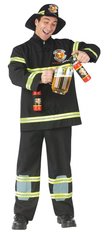 Fill Er Up Fireman Adult Costume