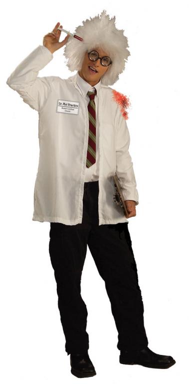 Dr Mel Practice Adult Costume - Click Image to Close