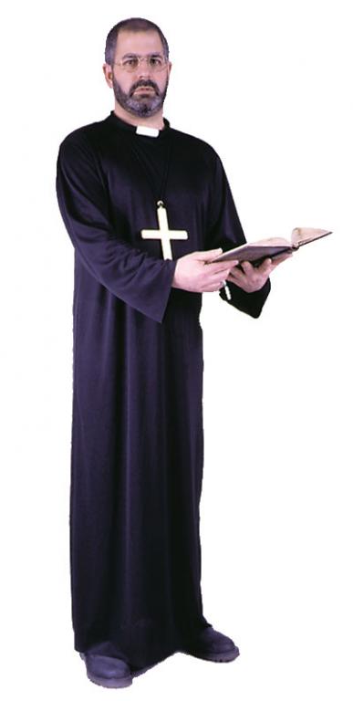 Priest Plus Size Adult Costume - Click Image to Close