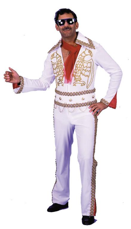 Rock and Roll Jumpsuit Adult Costume - Click Image to Close