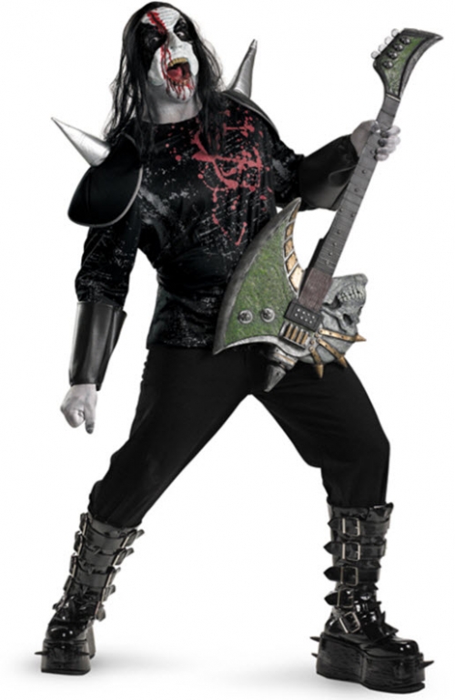 Metal Mayhem Plus Size Adult Costume - Click Image to Close