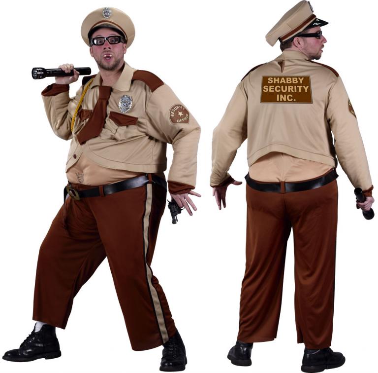 Shabby Security Adult Costume - Click Image to Close