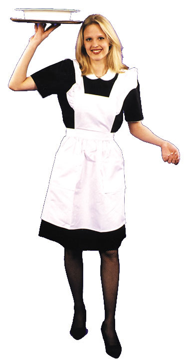 Diner Car Waitress Adult Costume - Click Image to Close