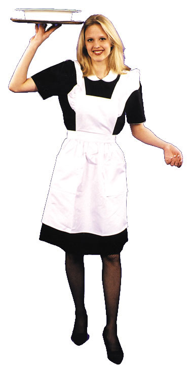 Diner Car Waitress Plus Size Adult Costume - Click Image to Close