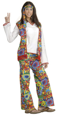 Hippie Dippie Adult Costume - Click Image to Close