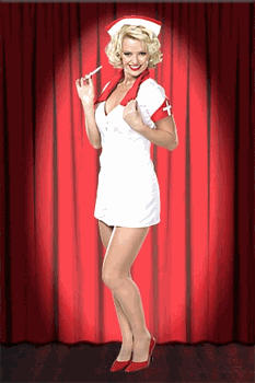 Take My Temperature Nurse Adult Costume - Click Image to Close