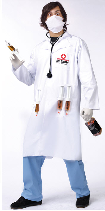 Dr Shots Adult Costume - Click Image to Close