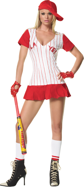 Baseball Player Sexy Adult Costume - Click Image to Close