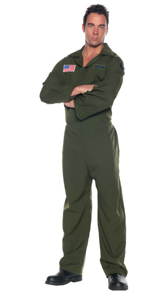 Airforce Adult Jumpsuit - Click Image to Close