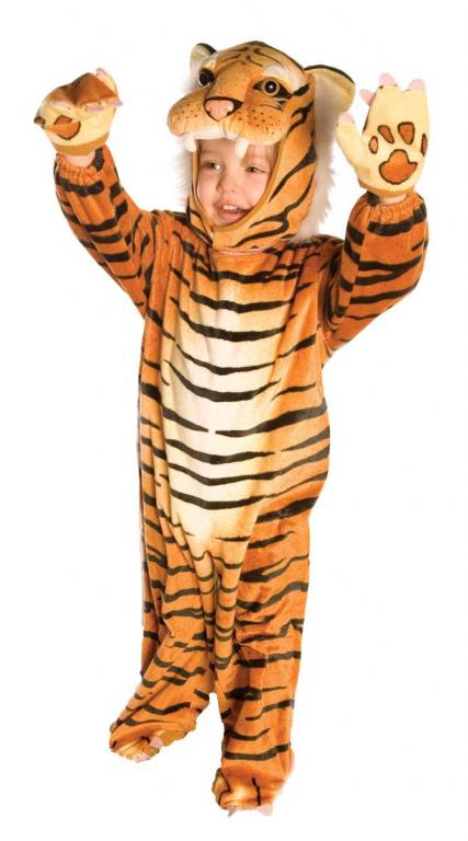 Plush Brown Tiger Infant/Toddler Costume