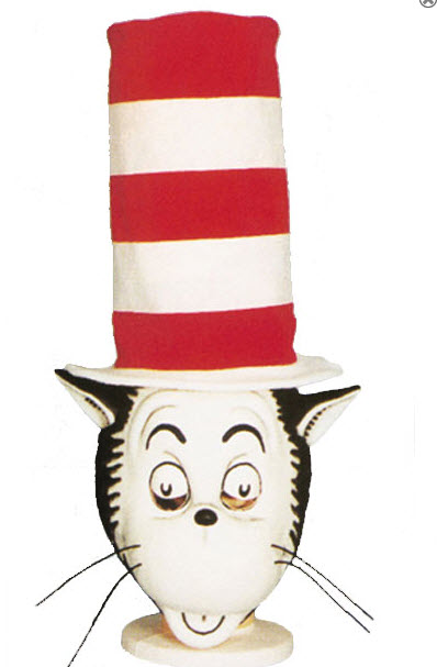 Cat In The Hat Mask and Hat