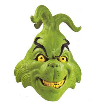 Grinch Latex Mask - Click Image to Close
