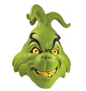 Grinch Latex Mask