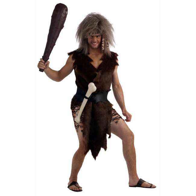 Boner the Caveman Funny Adult Costume - Click Image to Close