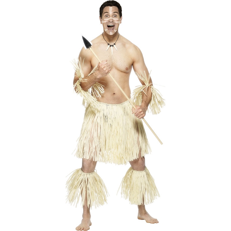 Adult Zulu Warrior Costume - Click Image to Close