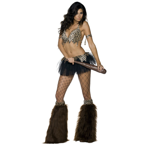 Cave Woman Babe Adult Costume - Click Image to Close