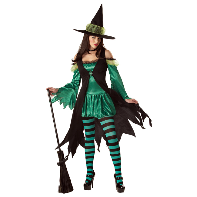 Emerald Witch Adult Costume - Click Image to Close