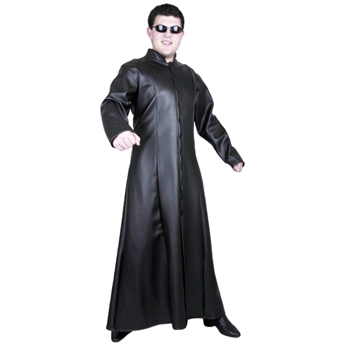 Matrix Neo Street Fighter Adult Costume - Click Image to Close
