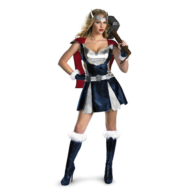 Sassy Thor Movie Adult Costume - Click Image to Close