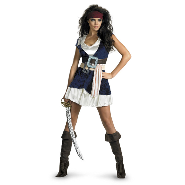 Sassy Jack Sparrow Adult Costume - Click Image to Close