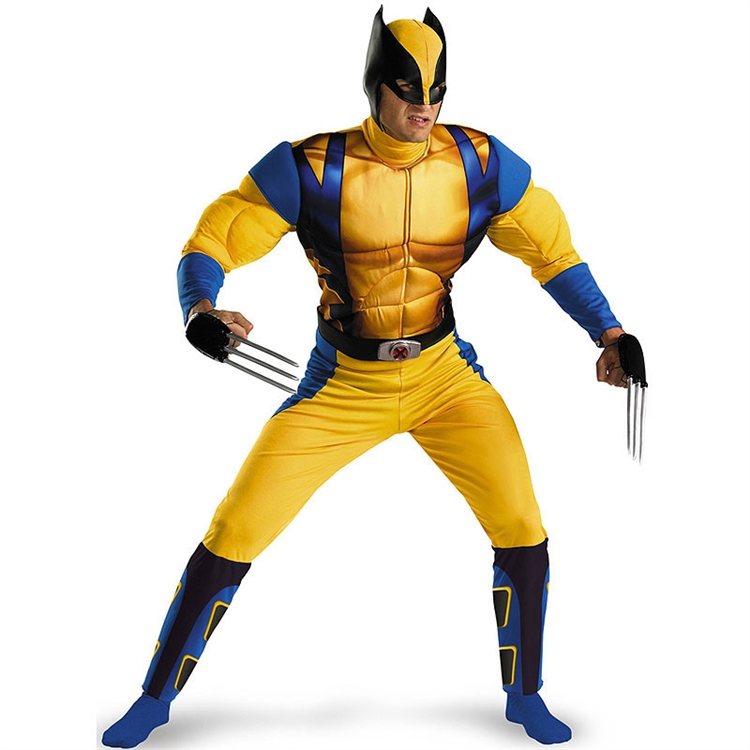 X-Men Wolverine Muscle Adult Costume