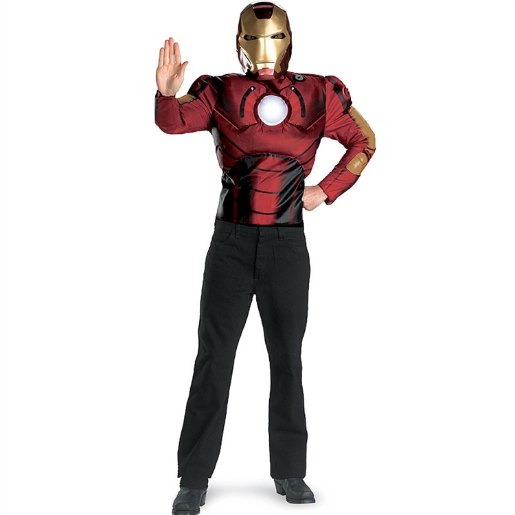 Iron Man Value Muscle Adult Costume - Click Image to Close