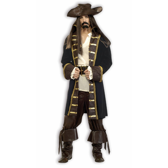 Super Deluxe High Seas Pirate Costume - Click Image to Close