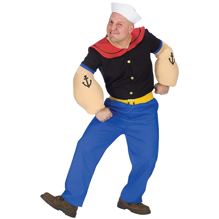 Popeye Adult Costume - Click Image to Close