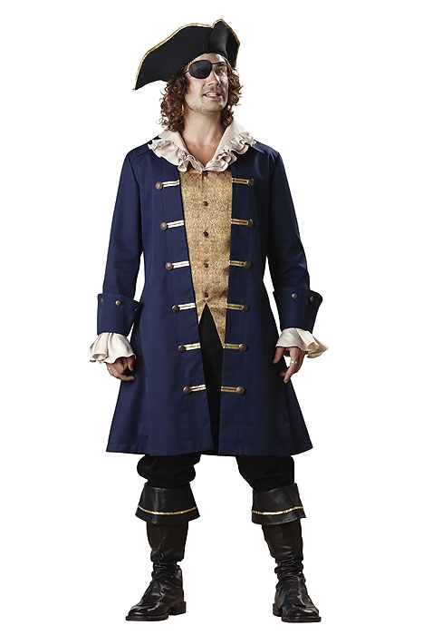 Cap'n Cutthroat Adult Costume - Click Image to Close