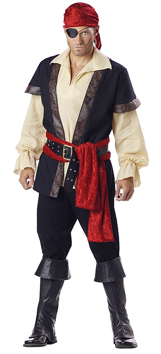 Pirate Adult Costume - Click Image to Close