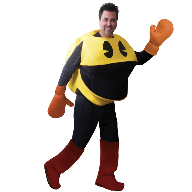Pac-Man Deluxe Adult Costume - Click Image to Close