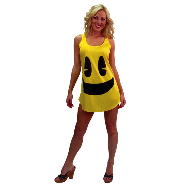 Pac-Man Tank Dress Deluxe Adult Costume - Click Image to Close