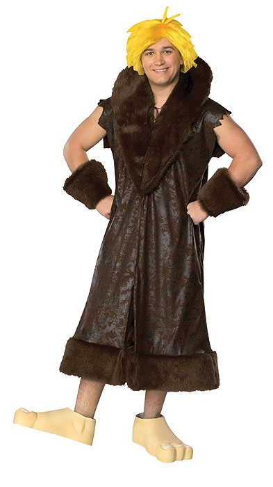 Adult Barney Rubble Costume - Click Image to Close