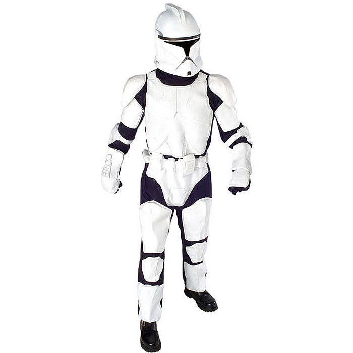 Deluxe Clone Trooper Adult Costume - Click Image to Close