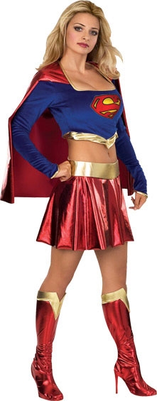 Deluxe Adult Sexy Supergirl Costume - Click Image to Close