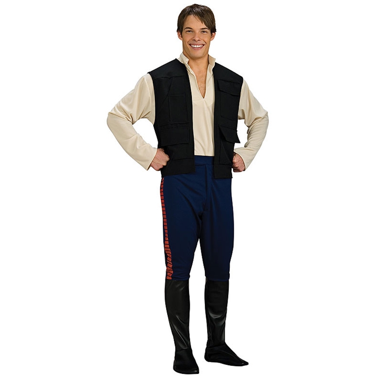 Deluxe Han Solo Adult Costume - Click Image to Close