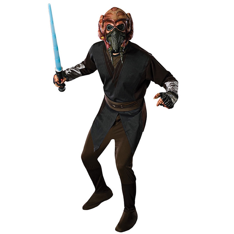 Deluxe Plo Koon Adult Costume - Click Image to Close