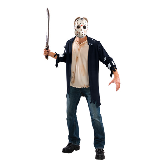 Jason Friday the 13th Adult Costume - Click Image to Close