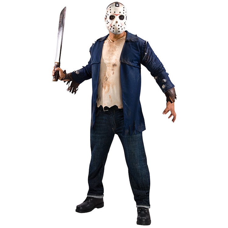 Deluxe Jason Voorhees Adult Costume - Click Image to Close