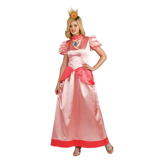 Nintendo Princess Peach Adult Costume - Click Image to Close