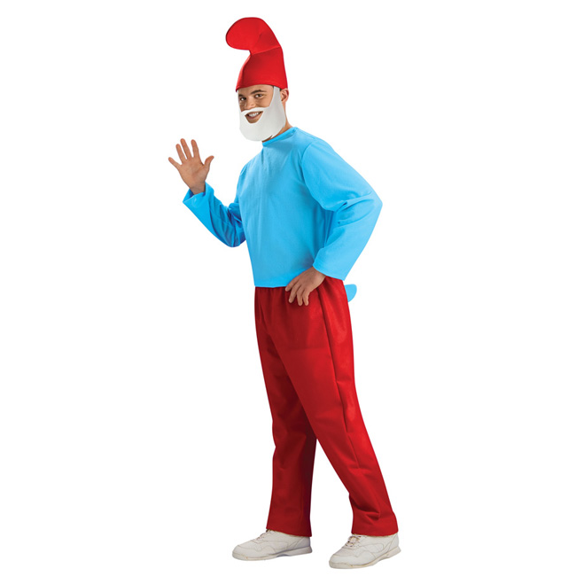 Papa Smurf Adult Costume - Click Image to Close