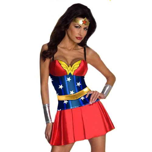 Wonder Woman Sexy Corset Costume - Click Image to Close