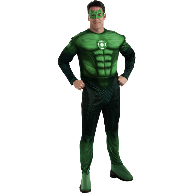 Green Lantern Deluxe Hal Jordan Adult Costume - Click Image to Close