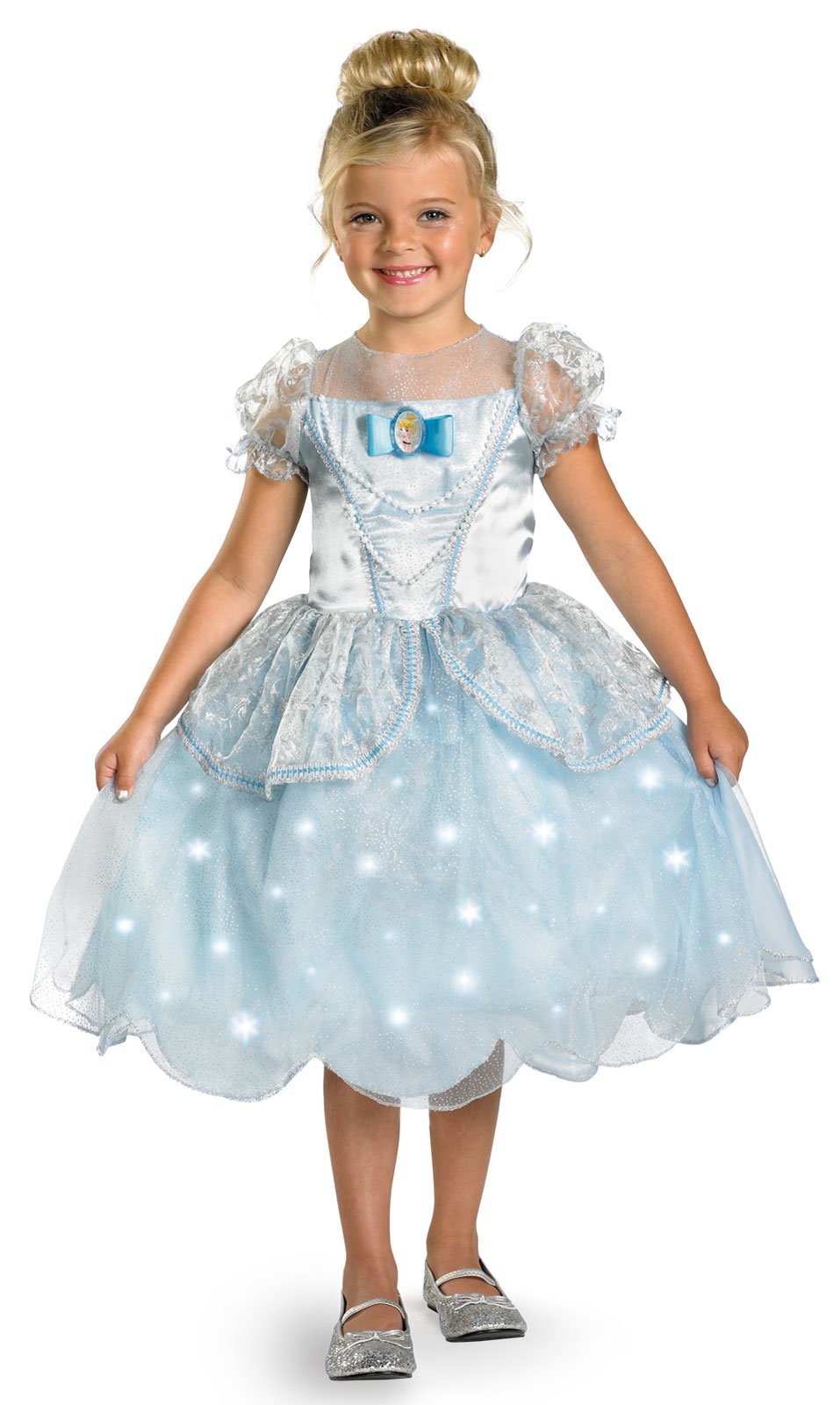 Disney Cinderella Deluxe Light Up Toddler Costume - Click Image to Close