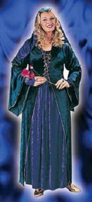 Juliet Velvet Plus Size Adult Costume - Click Image to Close